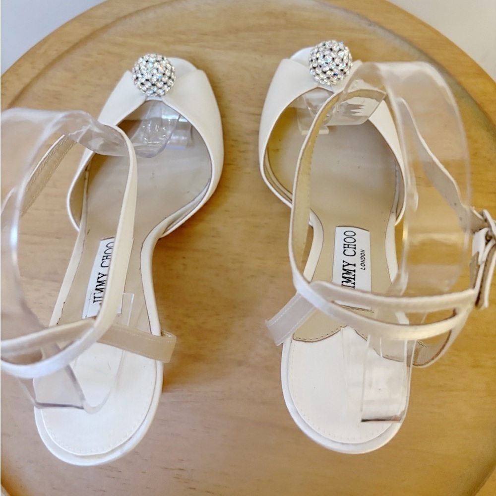 Jimmy Choo Sacora Crystal Embellished Heel - Picture 10 of 13